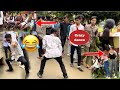 Crazy dance in public  bikali collage freshers 2023  funny public reaction  akhilmaxing