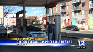 Oregon average gas price falls to $3.55