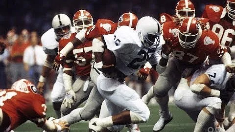 1983 Sugar Bowl #2 Penn State vs #1 Georgia No Hud...