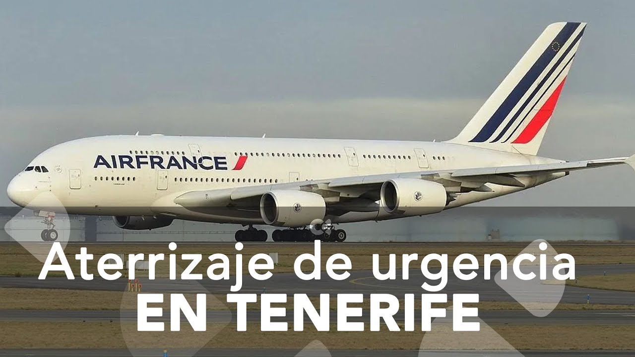 Aterrizaje de urgencia en el sur de Tenerife