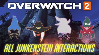 Overwatch 2  All Junkenstein Interactions [2022 / Wrath of the Bride Edition]
