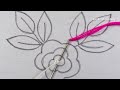 Easy Hand Embroidery Buttonhole Stitch New Flower Embroidery Design Beautiful Flower Hand Embroidery