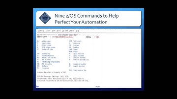 Nine z OS Commands to Help Perfect Your Automation
