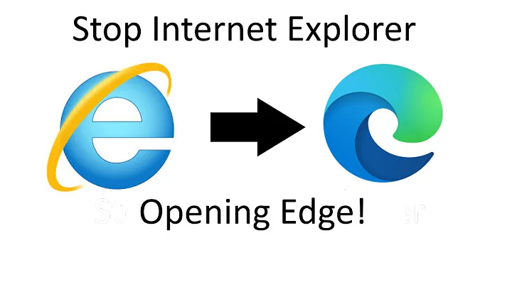 Stop Edge Taking over Internet Explorer - How to Stop Internet Explorer Opening Edge