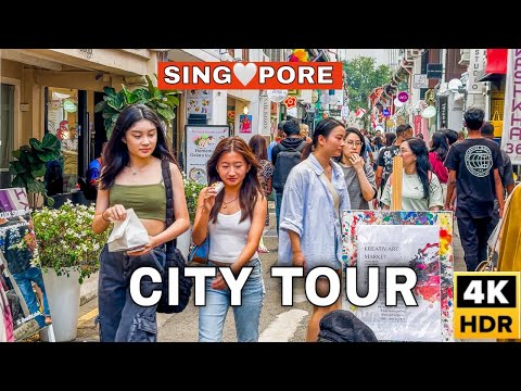 Vidéo: Shopping à Singapour : les quartiers de Bugis et de Kampong Glam