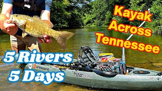 Kayak Across Tennessee!!  2 Hours/ 5 Rivers in 5 Days (2023)