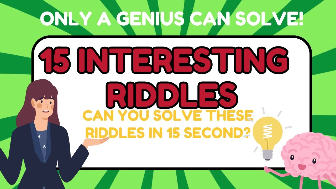 Put Your Brain to the Test: Can You Solve These 15 Interesting Riddles ...