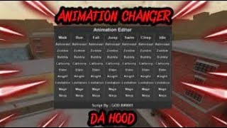 NEW DA HOOD OP ANIMATION CHANGER SCRIPT GUI | WALK, RUN, JUMP, IDLE MORE NEW DA HOOD OP ANIMATION CHANGER SCRIPT GUI | WALK, RUN, JUMP, IDLE MORE