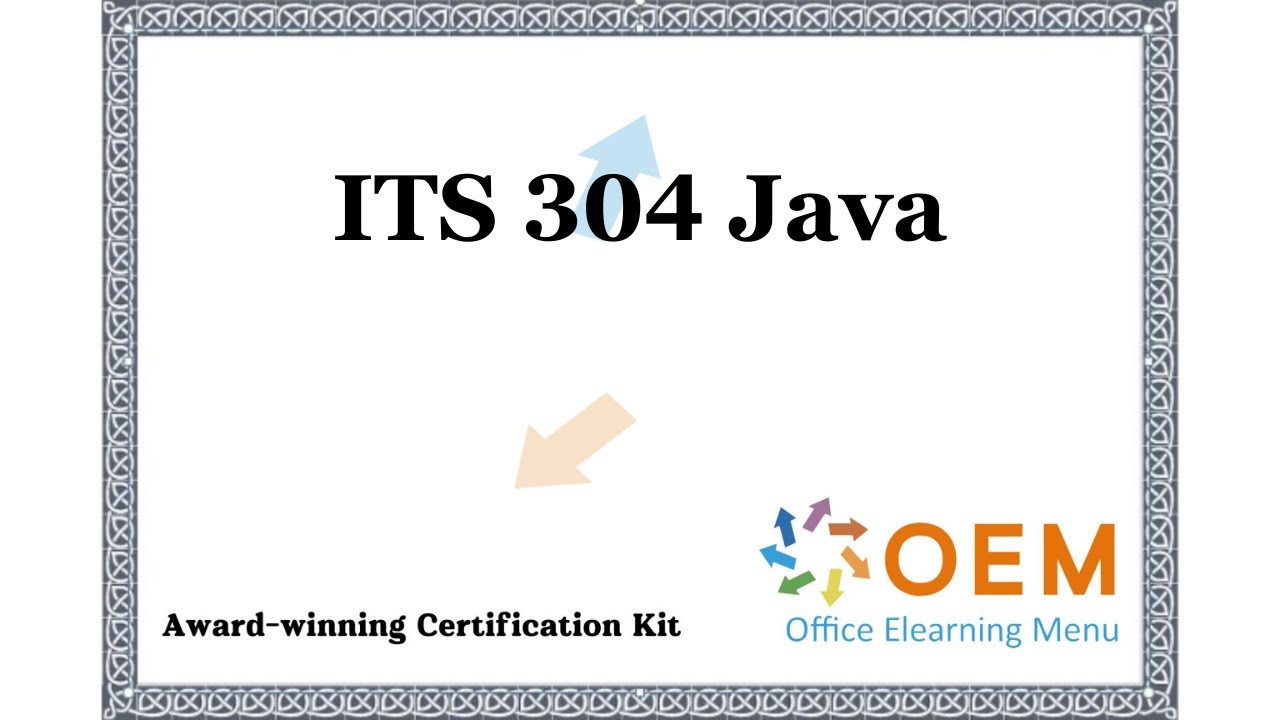 Java ITS 304 Training en Cursus | Bereid je voor op Certificering ...