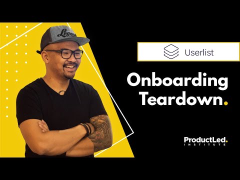 How Userlist Onboards New Users feat. Jane Portman | User Onboarding Teardown