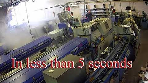 CNC Fire extinguished by Firetrace Fire Suppression System