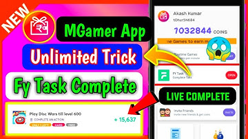 How To Complete Fy Task In Mgamer App Fyber Offer Complete Unlimited Trick | MGamer Coin Trick 2024