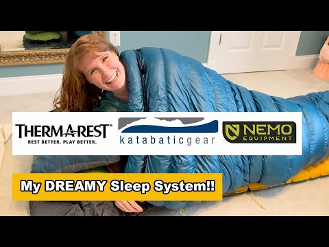 My Dreamy Sleep System!! | Katabatic Flex 22 | Nemo Tensor | Thermarest Z-Lite Foam Pad | Silk Liner