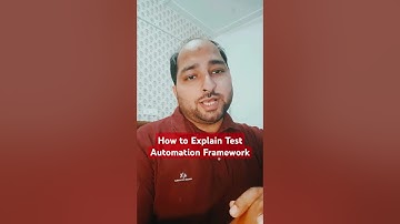 Hoe je een testautomatiseringsframework uitlegt #testautomation #testautomationframework #java
