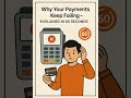 Why Do Your Payments Keep Failing? ❌ Explanation in 60 Seconds #PaymentFailed #eCommerceTips #Finan