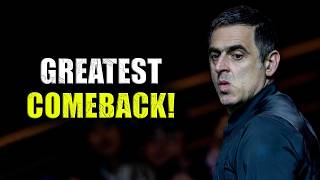 The Most Persistent Comeback By Ronnie O'Sullivan You'll Ever See!