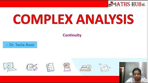 Continuity of Function of complex variables-Part-3 (Complex Analysis)