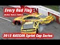 Every Red Flag: 2015 NASCAR Sprint Cup Series