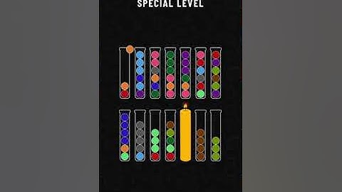 Ball sort puzzle special level after 15590