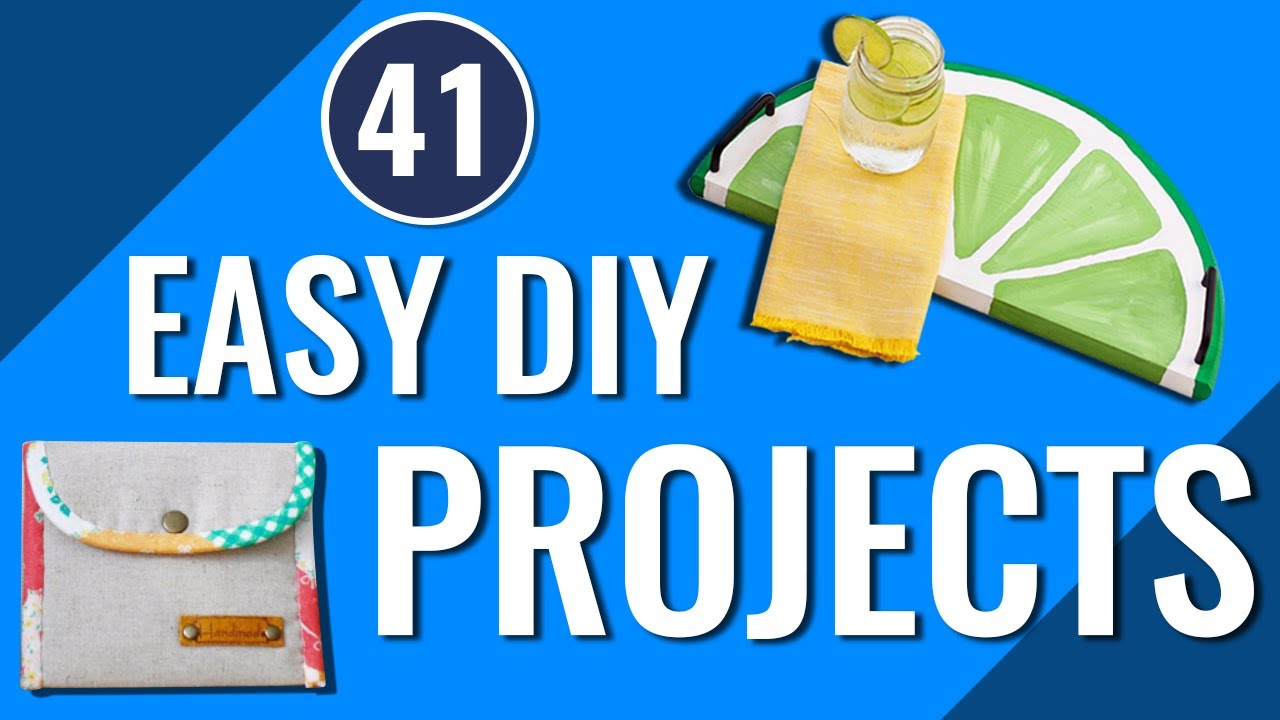 paid link) Do-it-yourself projects and craft ideas you can easily complete,  no matter your sk…