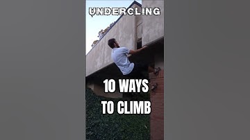 10 WAYS TO CLIMB A WALL OR BUILDING #parkour #morningactivities #parkourtutorial