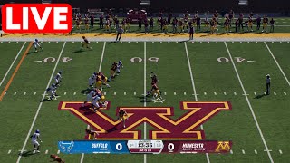 🔴 Buffalo Bulls vs Minnesota Golden Gophers | NCAAF Week 1 - 2025 College Football 26 Simulation