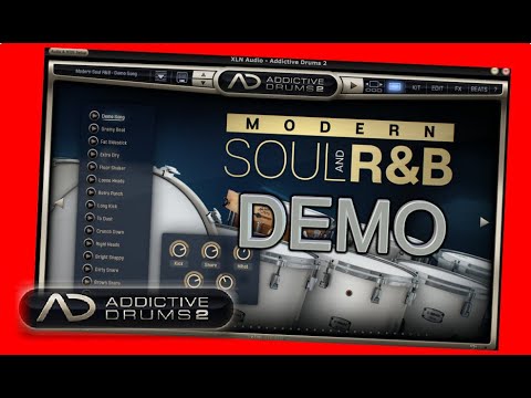 MODERN Soul and R&B ADpak Demo - Addictive Drums 2 - XLN audio