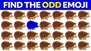FIND THE ODD EMOJI OUT to Win this Quiz! | Odd One Out Puzzle | Find The Odd Emoji Quizzes