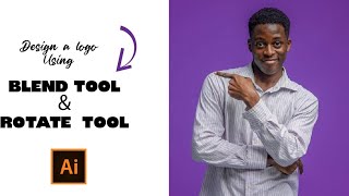 3 Easy steps to make a LOGO by Rotate and Blend tools in Adobe Illustrator | Beginners 2025