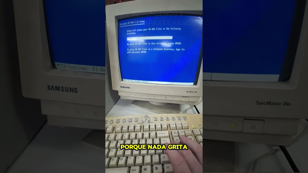 MS-DOS - Instalação com disquetes 