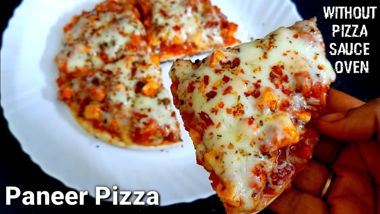 Paneer Pizza|Paneer Pizza Without Oven|Paneer Pizza in Telugu|Paneer Pizza With Readymade Pizza Base