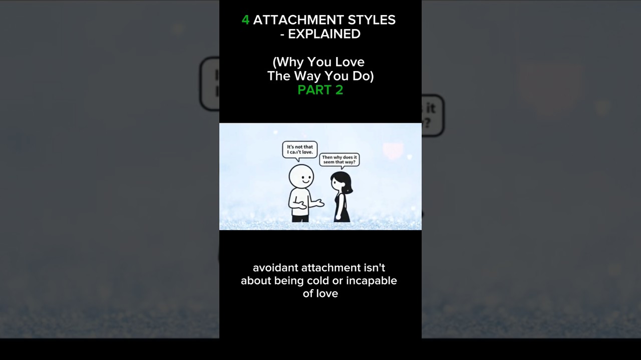 PART 2 - 4 ATTACHMENT STYLES EXPLAINED (Why You Love the Way You Do)