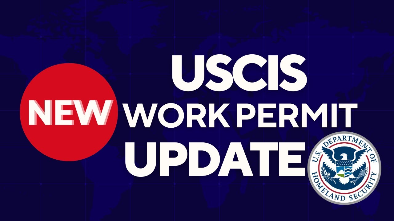 USCIS Work Permit Update August 2023 YouTube USCIS Work Permit Update August 2023 YouTube