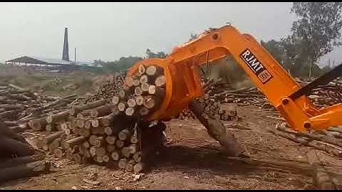 Grabber Model S2212 suitable for Wooden Log & Sugarcane Loading on Eicher 557 tractor