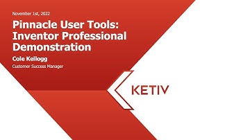 Pinnacle User Tools for Autodesk Inventor