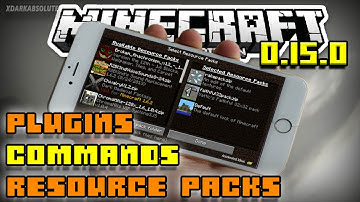 Minecraft PE News 0.15.0 - PLUGINS, COMMANDS & RESOURCE PACKS in MCPE CONFIRMED! (Pocket Edition)