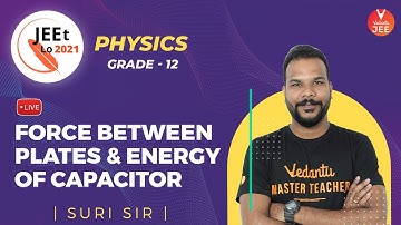 Electrostatics | Force Between Plates And Energy Of Capacitor | Class 12 | JEE Main 2021