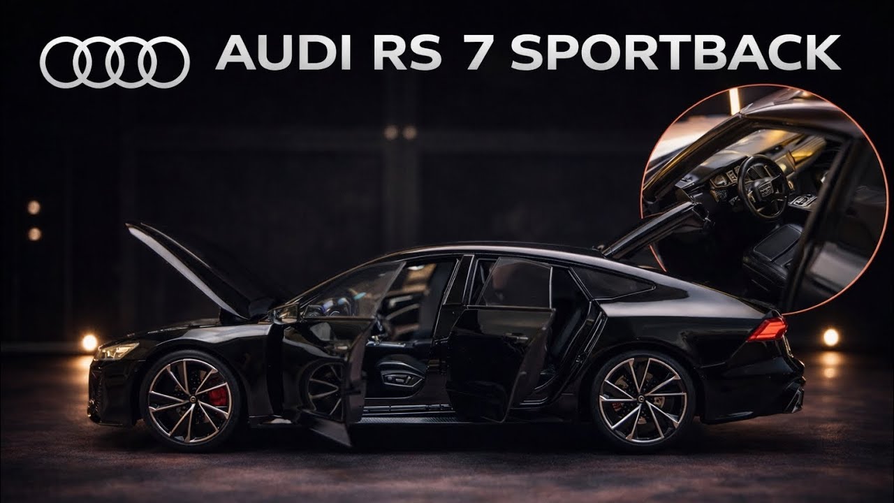 Audi RS7 Sportback 1:18 Scale Unboxing 🔥 Insane Detail & Aggressive Look!