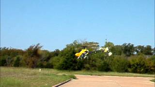 Align Trex 500 with Align 4 blade scale head 3rd fight on V2.0