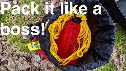 How To Pack a Compact Weaver Arborist Throw Line Pouch