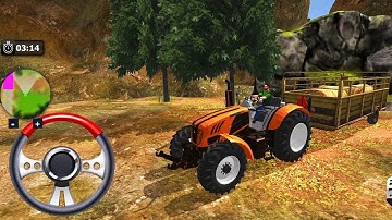 Real Cargo Tractor Pulling Simulator - Offroad Chained Truck Towing Rescue - Android Gameplay