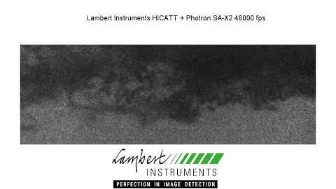 Super-Slow Motion Needle Launch (48000 fps)