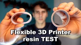 3D Printer Flexible resin Test, Monocure3D flex 100