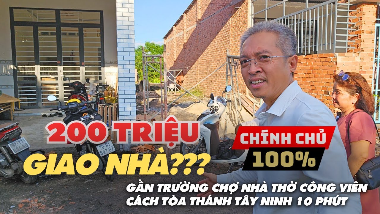 Vàng tăng sốc, chị Tiên bán vội căn nhà cách Vincom Tây Ninh 6km xây mới có 498tr đưa 200 nhận luôn