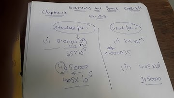 Question 1 exercise 12.2 class 8th mathematics chapter 12 EXPONENTS AND POWERS