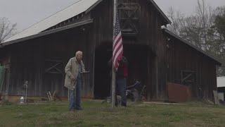 Forsyth County father replaces American flags to honor legacy of son