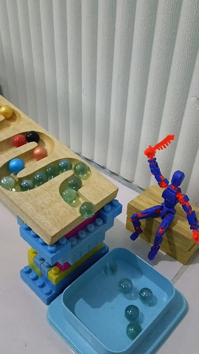 #134 The Satisfying Marble Run Colorful #shorts #viral #trending #marblerun #marblesrace