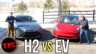 Tesla Model Y vs Toyota Mirai: WARNING, Tesla Fanboys Will HATE This Video!