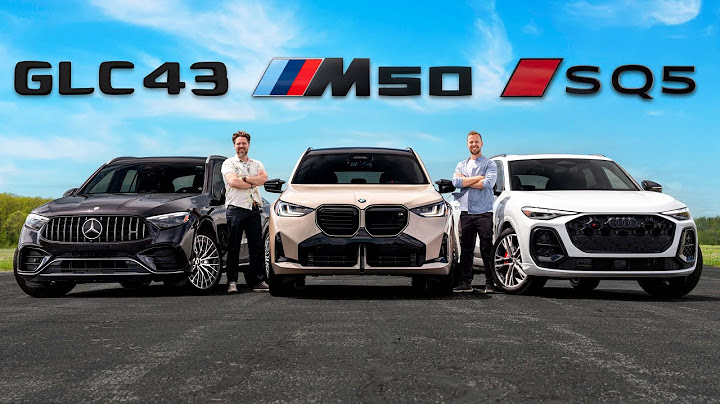2025 BMW X3 M50 vs Audi SQ5 vs AMG GLC 43 // DRAG RACE & Review