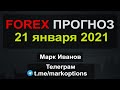 Форекс стратегия . Прогноз рынка форекс на 21 января 2021